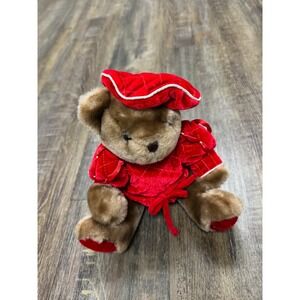 Godiva Chocolatier Teddy Bear Red Velvet Renaissance 11 in Collectible Plush